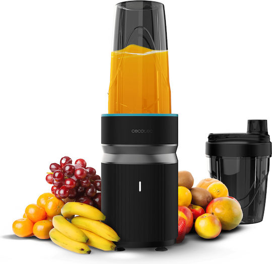 Cecotec PowerTitanium 1000 Push2Go Μπλέντερ με Ανοξείδωτη Κανάτα 1.25 lt 1000W