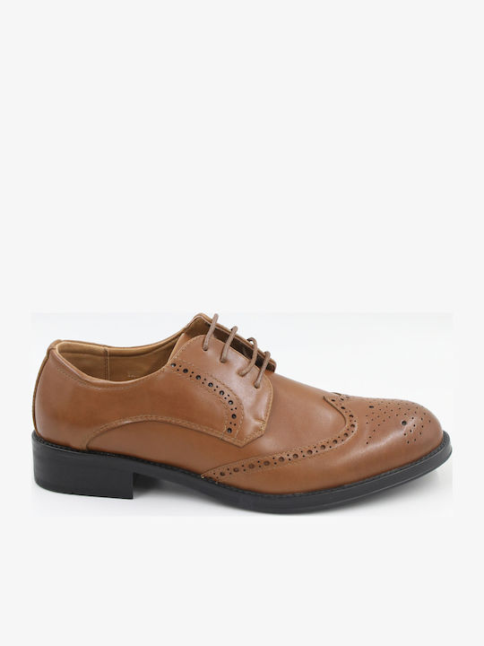 Dermanita Herrenschuhe Tabac Braun Geschnürt Leder