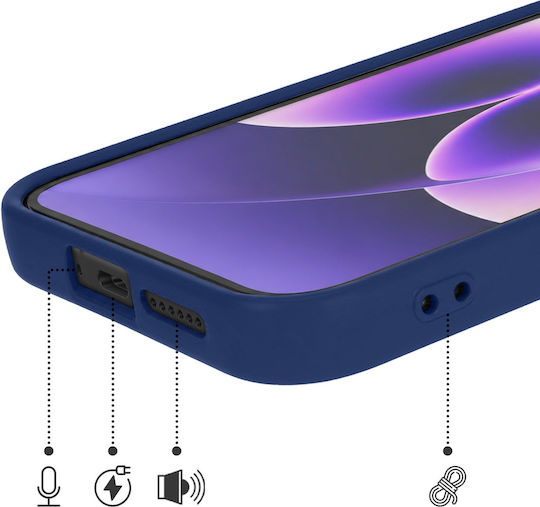 Avizar Case Xiaomi 17 Soft-touch Silicone Fast Cover Series Night Blue