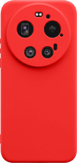 Avizar Husa Xiaomi 17 Ultra Soft-touch Silicon Tip Fast Cover Seria Roșie