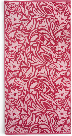 Easy Home Cotton Pink Beach Towel 160x80cm
