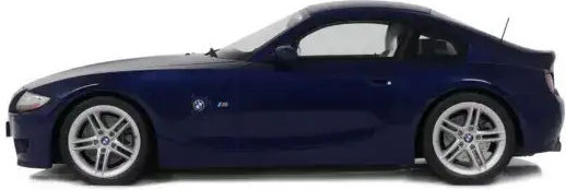 Model Mașină BMW Z4 M Coupé Interlagos Albastru Metalizat 2006 Scara 1:18 Otto Models Ot499