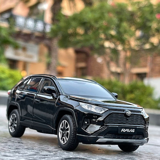 Metal Model Toyota Rav4 2020 Scale 1:32 Black Lighting Effect