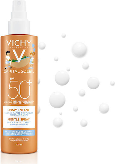 Vichy Ideal Soleil SPF50+ Παιδικό Αντηλιακό Spray για Πρόσωπο & Σώμα 200ml