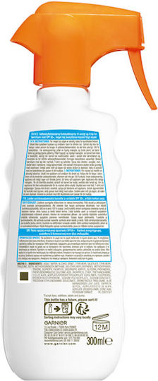 Garnier Ambre Solaire Sensitive Advanced SPF50+ Waterproof Kids Sunscreen Spray for Face & Body 300ml