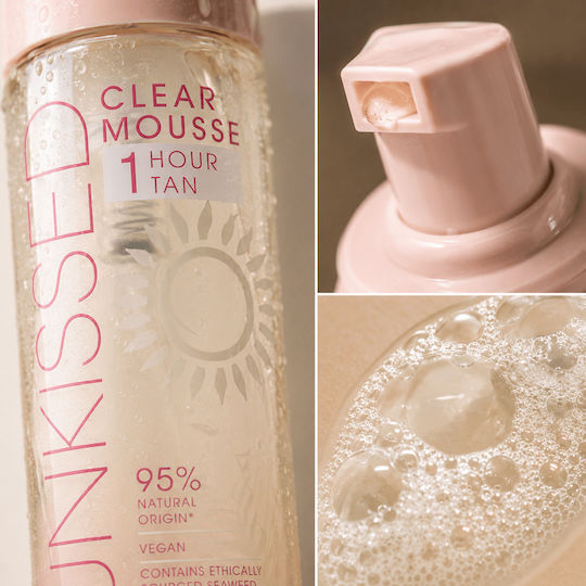 Sunkissed Clear 1 Hour Selbstbräuner Mousse Körper 200ml