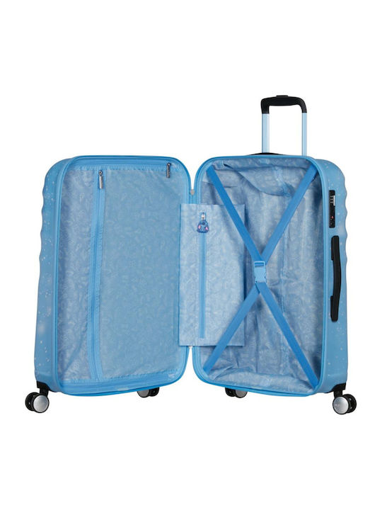 American Tourister Wavebreaker Disney Kids Medium Hard Suitcase Stitch Universe