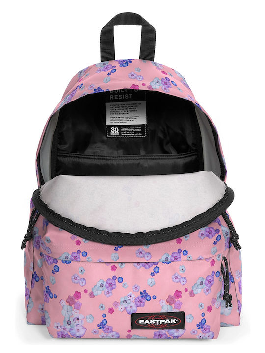 Eastpak Day Pak'r Σχολική Τσάντα Πλάτης Γυμνασίου - Λυκείου Ροζ με Θήκη για Παγούρι 24lt