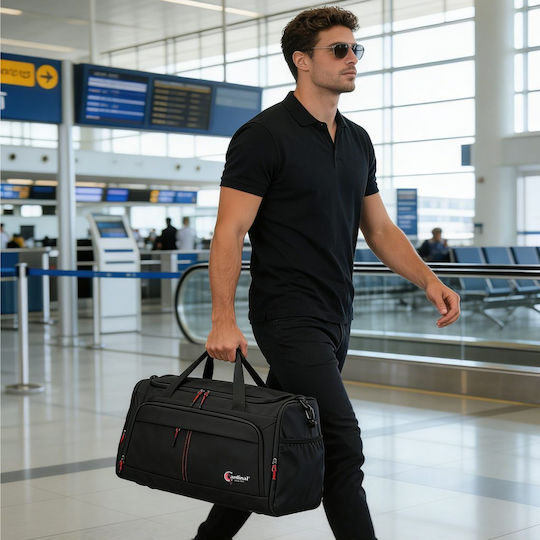 Cardinal Sak Voyage 49l Black Fabric L60xW28xH29cm