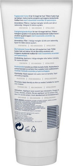 CeraVe Moisturising Cream Moisturizing Cream Body with Hyaluronic Acid for Dry/Very Dry & Sensitive Skin 177ml
