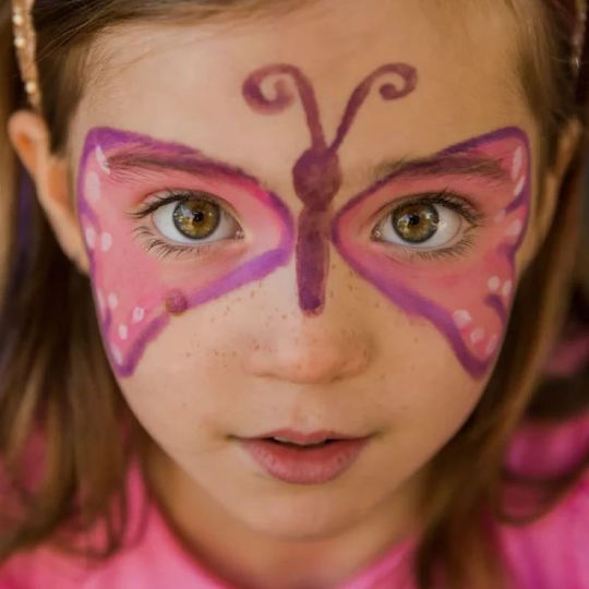Set Pictură pe Față 4 Culori Butterfly