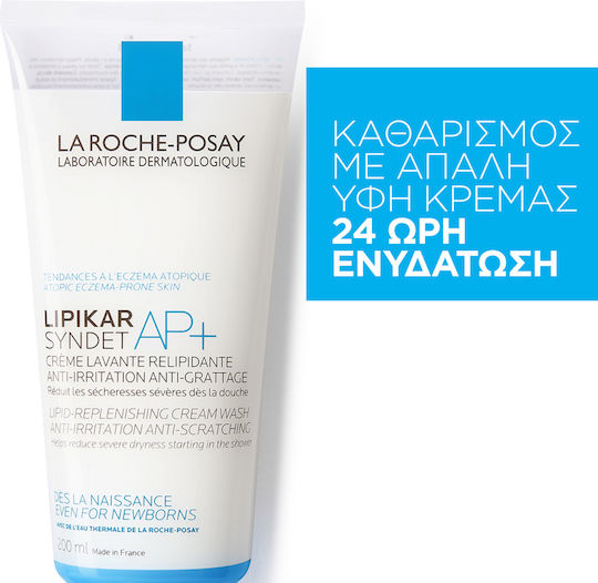 La Roche Posay Lipikar Syndet AP+ Αφρόλουτρο με Νιασιναμίδη για Θρέψη 200ml