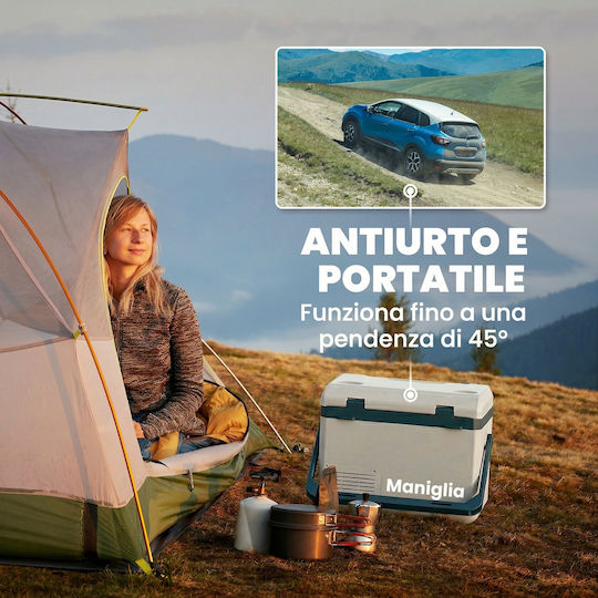 Outsunny Frigider Portabil 19l 100-240V Alb