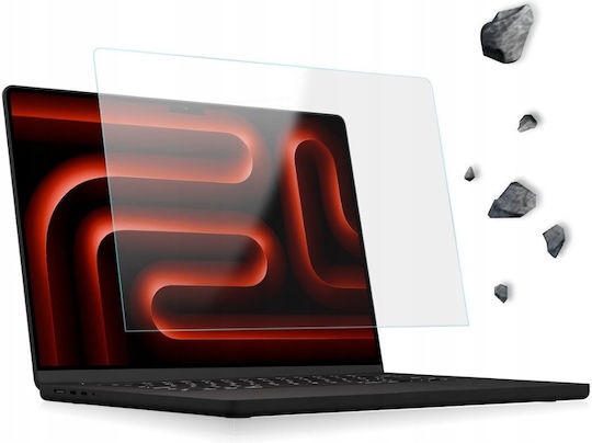 Grizzglass Hybridglass Easy Protective Film Installation Kit Included Compatible Macbook Air 15 Inch M4 2025 Transparent