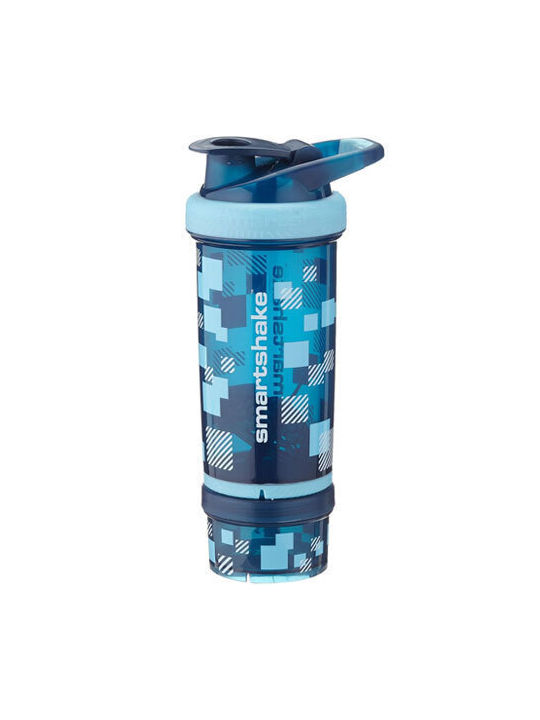 SmartShake Revive Plastic Protein Shaker 750ml Blue