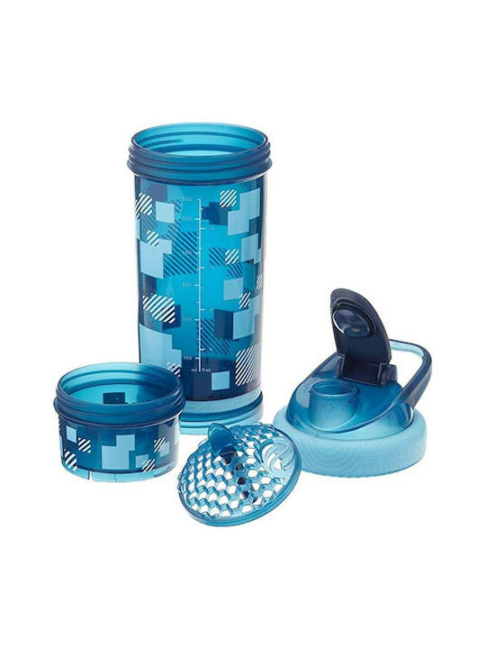 SmartShake Revive Plastic Protein Shaker 750ml Blue