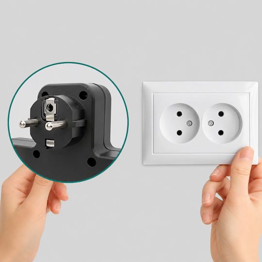 Захранваща Лента 4 Гнезда с 2 USB-A и USB-C