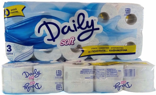 Βιοχαρτέλ Daily Soft Χαρτί Υγείας 10 Ρολά 3 Φύλλων (120gr/Ρολό)