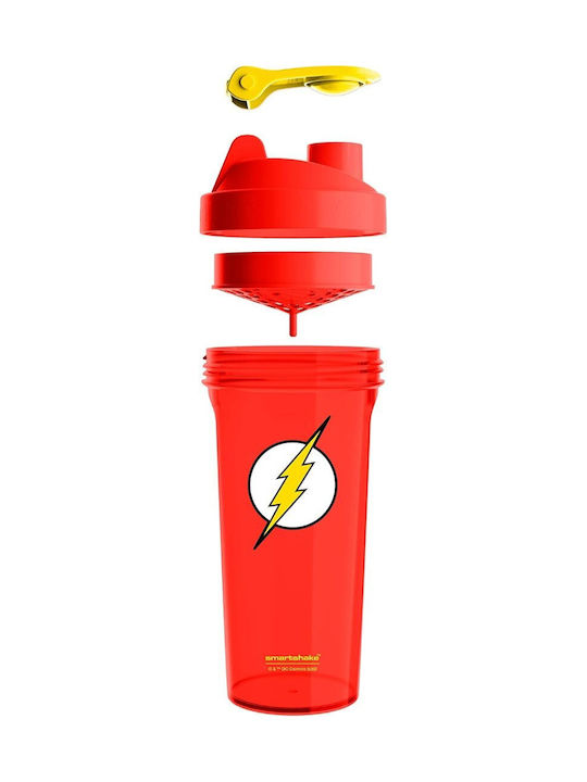 SmartShake SuperHero Shaker Πρωτεΐνης 800ml Πλαστικό Πορτοκαλί