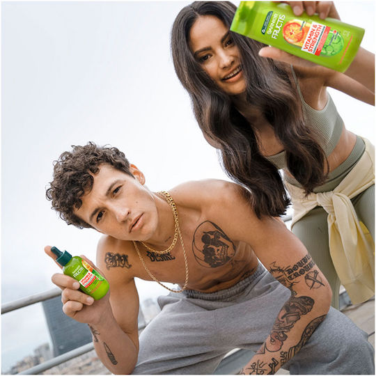 Garnier Fructis Vitamin & Strength Σετ Περιποίησης Μαλλιών Αναδόμησης & Θρέψης με Σαμπουάν & Serum 2τμχ
