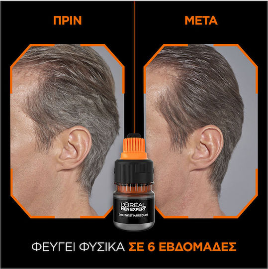 L'Oreal Paris Men Expert One Twist Color 06 Blond/Dunkel & Barber Club Molding Clay 75ml Haarpflegeset für gefärbtes Haar 2Stück