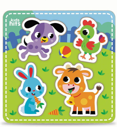 Puzzle Din Lemn Pentru Copii Pegged Kids Hits