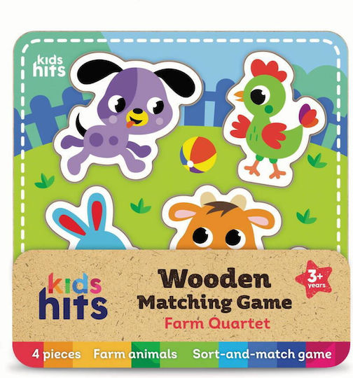 Puzzle Din Lemn Pentru Copii Pegged Kids Hits