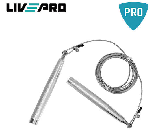 Live Pro Premium B-8283 B-8283HB Speed Jump Rope 3m Black with Adjustable Length