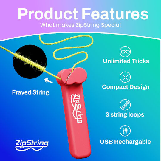 Ηλεκτρικό Σχοινάκι Vivacious Violet Zs-v4-vv-03 Μωβ Zipstring