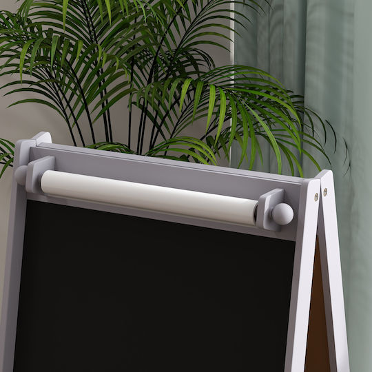 Aiyaplay Kids Double Sided Floor Markerboard / Blackboard 54x46.5x93cm