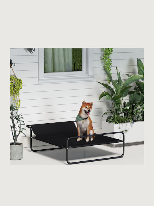 Pawhut Elevated Dog Bed Black 106x81cm