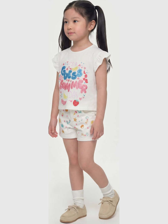 Kids Denim Shorts White Shorts