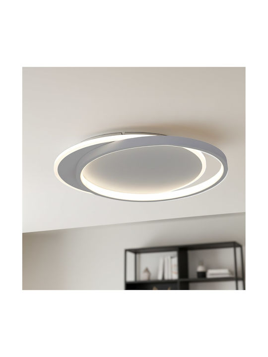 Eko Light Mount Ceiling Light 45cm White With Integrated LED