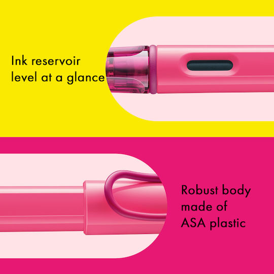 Lamy Safari Stilou Fine Roz
