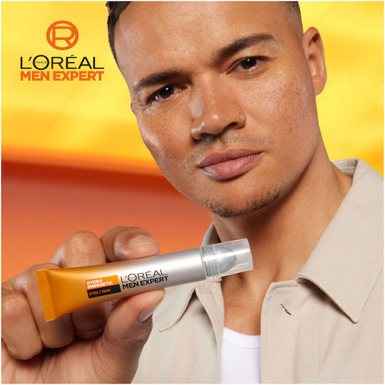 L'Oreal Paris Hydra Energetic Ανδρικό Gel Ματιών για Μαύρους Κύκλους & Σακούλες 10ml