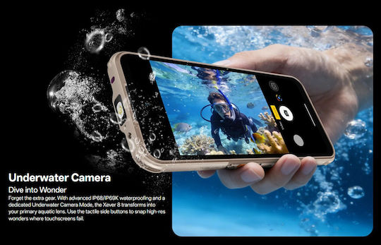 RugOne Xever 8 (8/128GB) Robustes Smartphone Schwarz