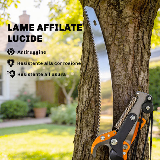Outsunny 84H-761V00OG Telescopic Pole Saw