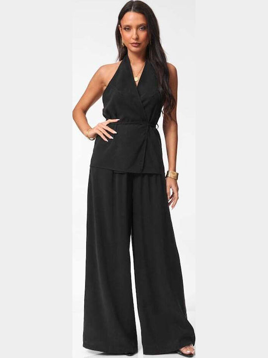 Women's Black Set with Trousers