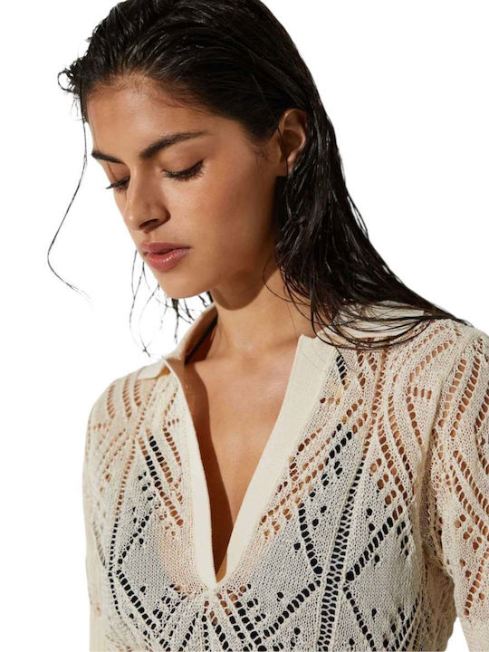 Reiss Women's Beige Beach Top