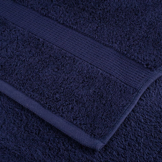 vidaXL Set Of 10 Hotel Hand Towels 50x30cm Blue