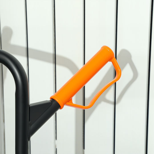 Durhand Collapsible Transport Trolley for Load Weight up to 120kg in Orange Colour