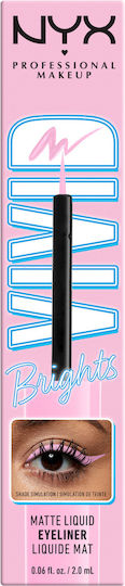 NYX Professional Makeup Vivid Brights Liquid Eye Liner 09 Sneaky Pink 2ml