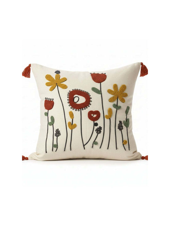 SteweHome Decorative Pillow Case Beige 42x42cm