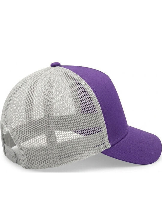 Atlantis Rapper Cotton 888 Five-Panel Jockey Hat 100% Cotton 100% Polyester Purple