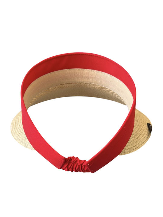 DENIA ACCESSORIES Women's Wicker Hat Red