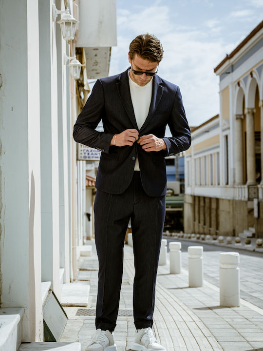 Summer Men's Suit Indigo