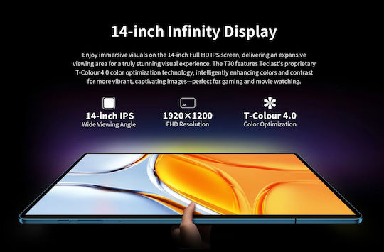 Teclast T70 4G 14 Zoll Tablet (8GB/128GB) Blau