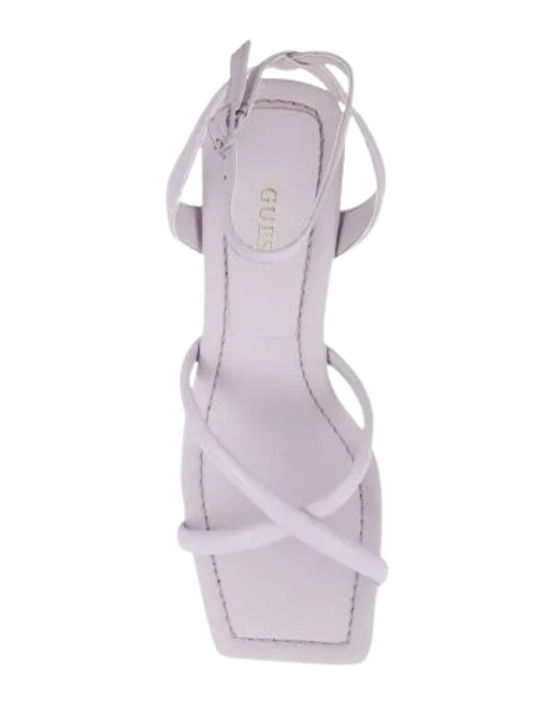 Leather Sandals Purple