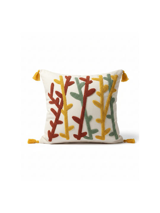 SteweHome Decorative Pillow Case Made of 100% Cotton Multicolour 42x42cm