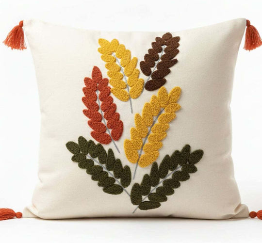 SteweHome Decorative Pillow Case Beige 42x42cm
